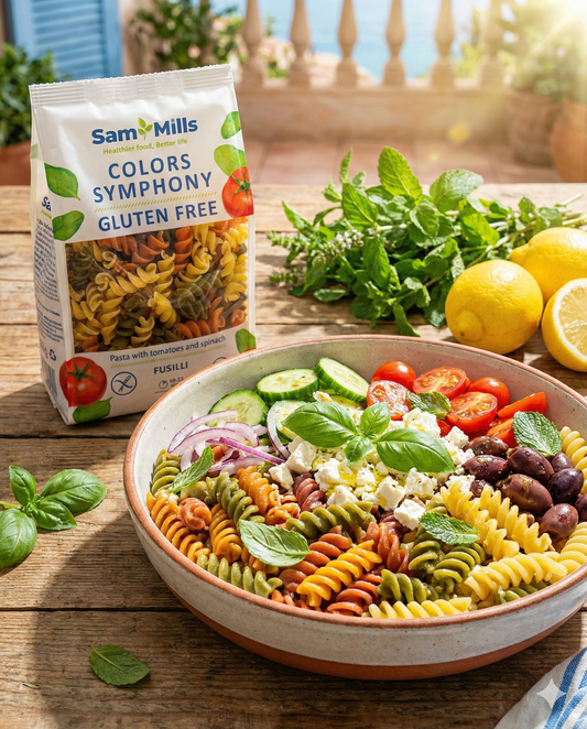 סלט פסטה קליל לקיץ: פתרון מושלם לארוחת צהריים מחוץ לבית שמחזיק מעמד ומשביע