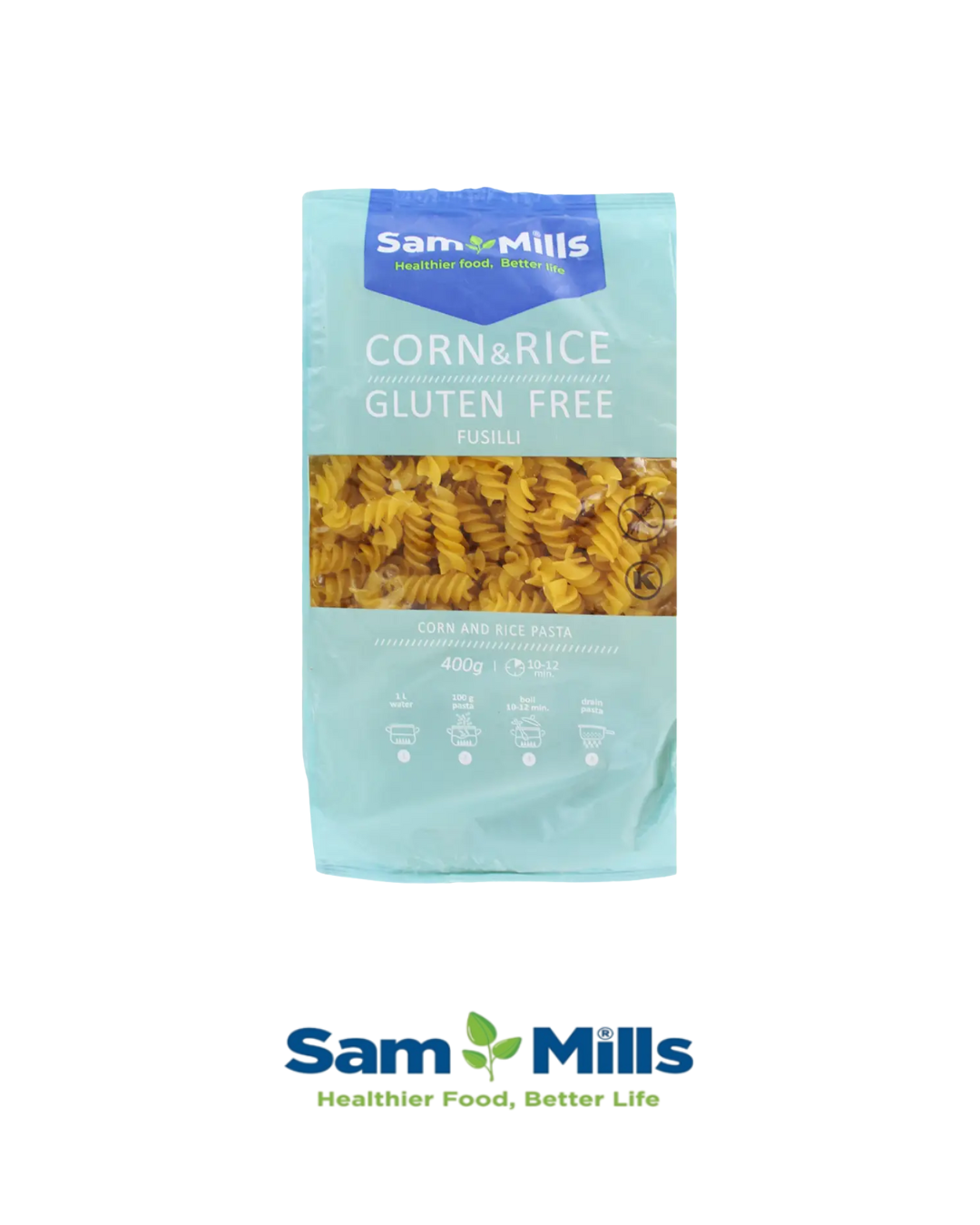 פסטת תירס ואורז ללא גלוטן - פוסילי